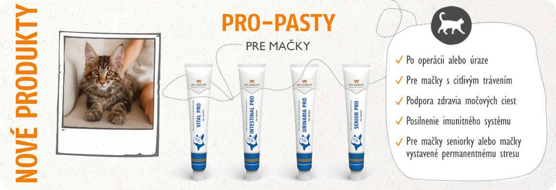 Pro-pasty pre mačky
